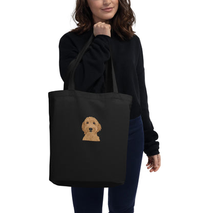Golden Doodle Eco Tote Bag | Embroidered | Organic Cotton