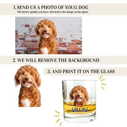 Custom Goldendoodle dad gift, husband rocks glass, best dog dad gift, doodle husband gift, fathers day gift, anniversary gift, dog loss gift