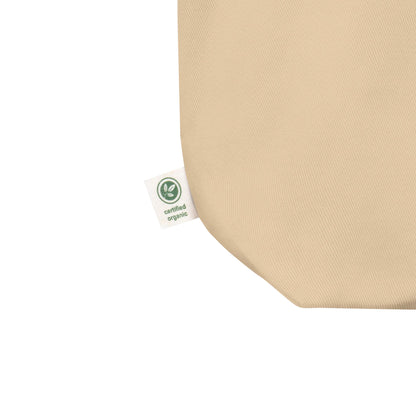 Black Golden Doodle Tote Bag | Embroidered | Organic Cotton