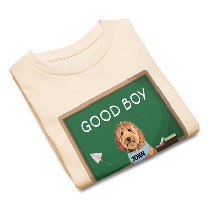 Good Boy Goldendoodle Youth T-Shirt | Back To School Gift | Doodle Shirt