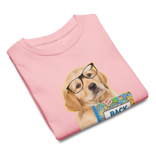 Smart Golden Puppy Back To School Youth T-Shirt