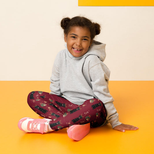 Christmas Labrador Leggings for Kids | Size 2T to 7 - Unique Gifts For Dog Lovers | Love Dogs Gifts