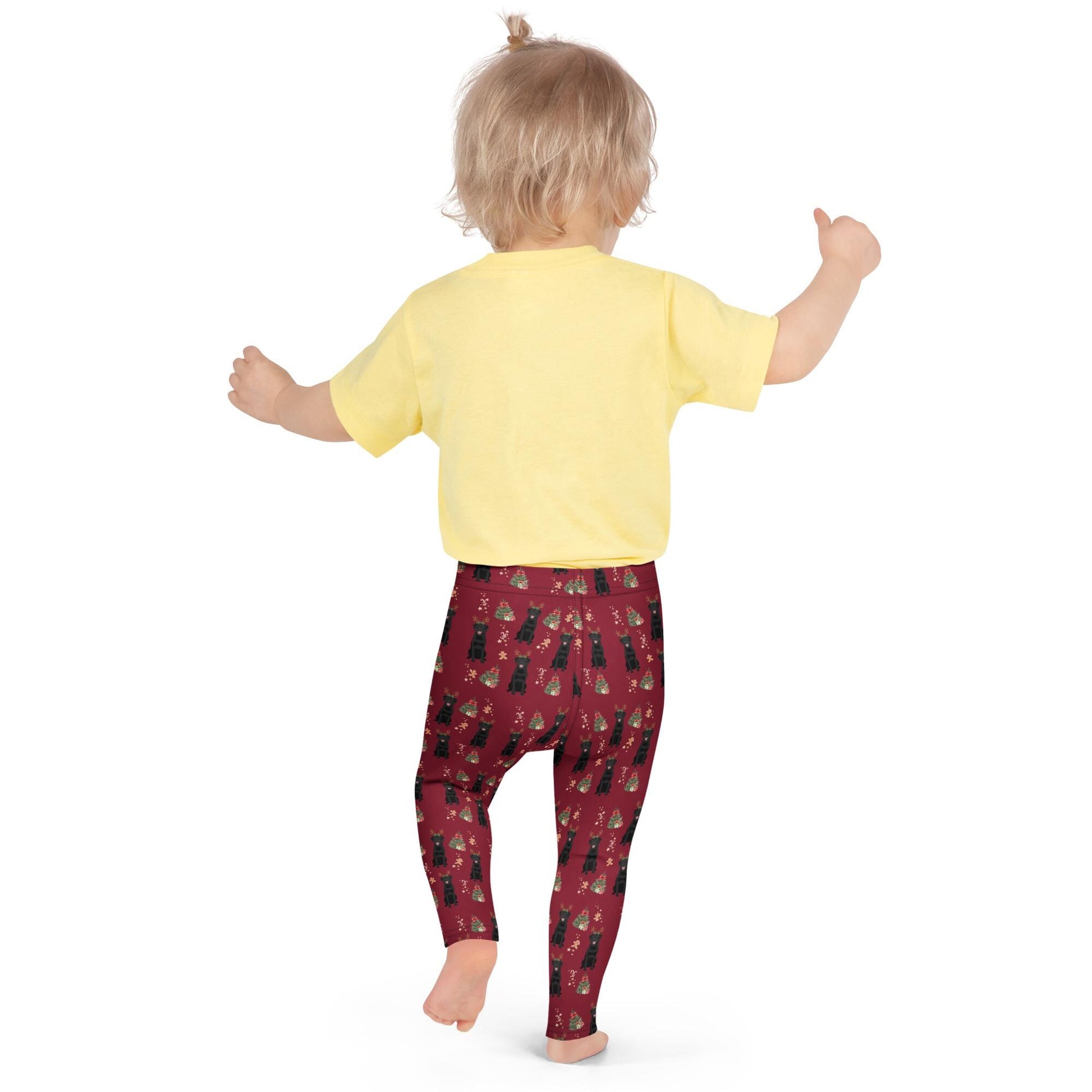 Christmas Labrador Leggings for Kids | Size 2T to 7 - Unique Gifts For Dog Lovers | Love Dogs Gifts