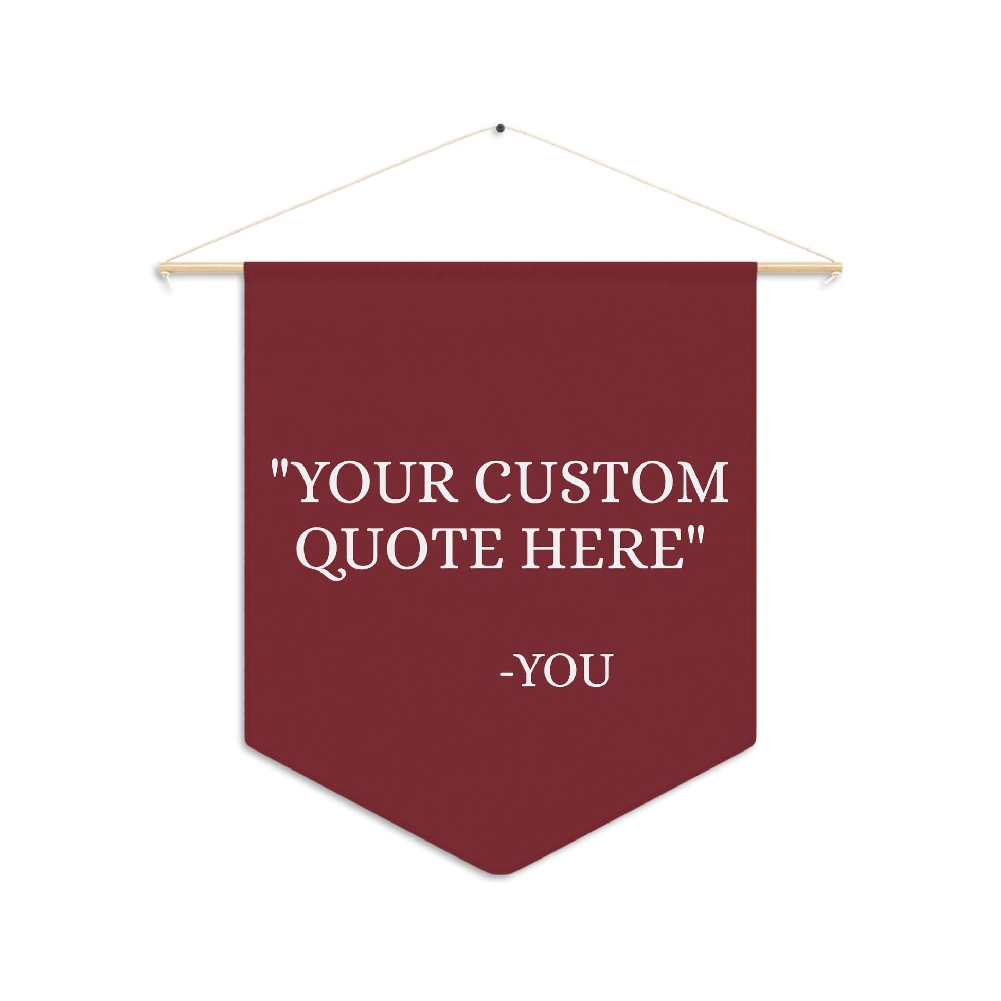Custom Quote Pennant Banner: Personalized Wall Decor | Nursery Wall Art