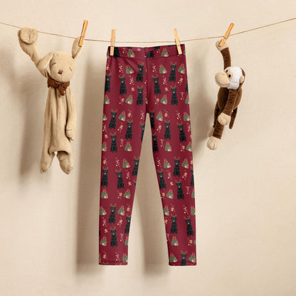 Christmas Labrador Leggings for Kids | Size 2T to 7 - Unique Gifts For Dog Lovers | Love Dogs Gifts
