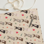 Reindeer Pitbull Christmas Wrapping Paper | Set of 3 Sheets