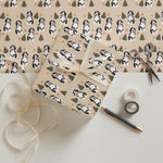 Bernedoodle Christmas Wrapping Paper Sheets | Set of 3 bernedoodle Xmas gift wraps
