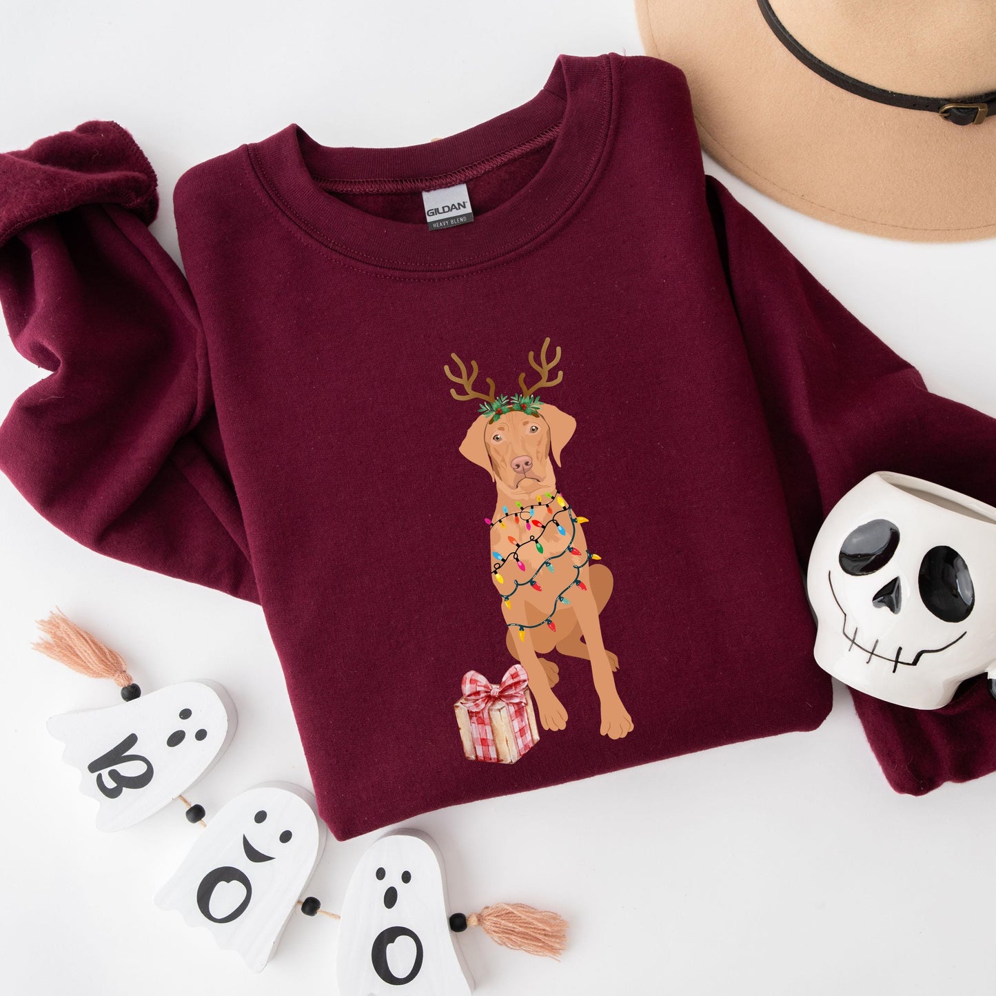 Christmas Hungarian Pointer Crewneck