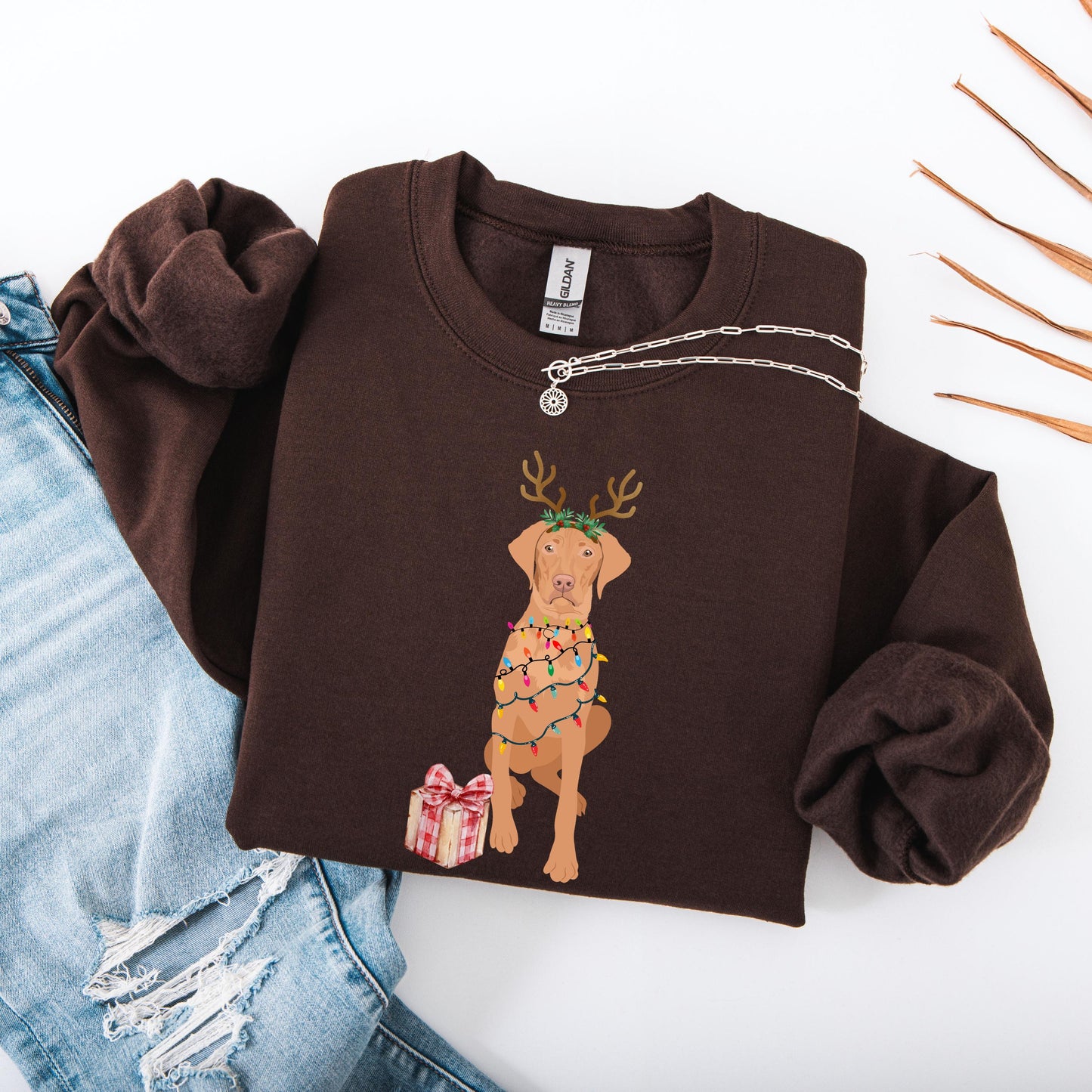 Christmas Hungarian Pointer Sweater