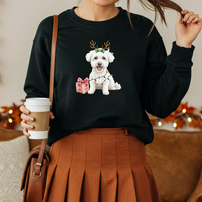 Christmas Bichon Frise Sweatshirt