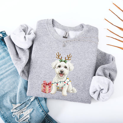Christmas Bichon Frise Sweatshirt