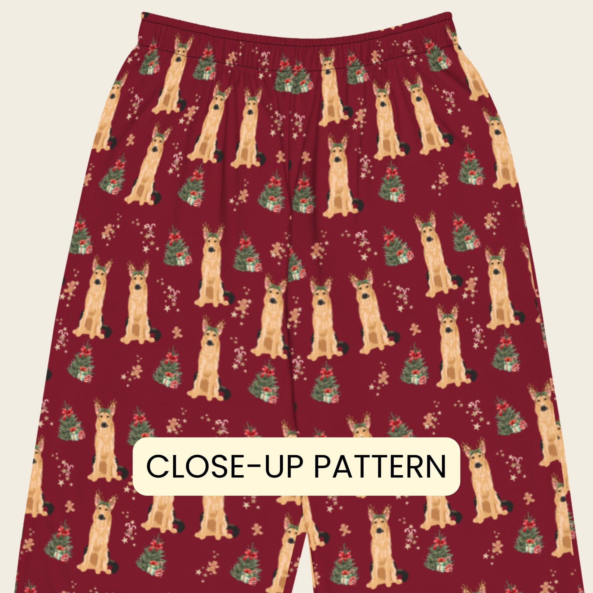Christmas German Shepherd Pajama Pants