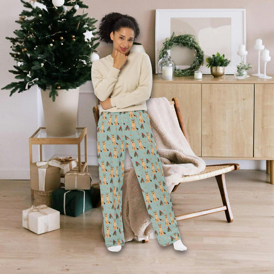 Christmas German Shepherd Pajama Pants