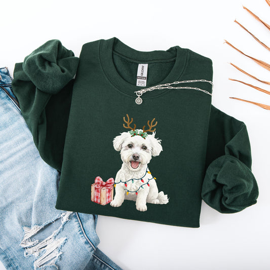 Christmas Bichon Frise Sweatshirt