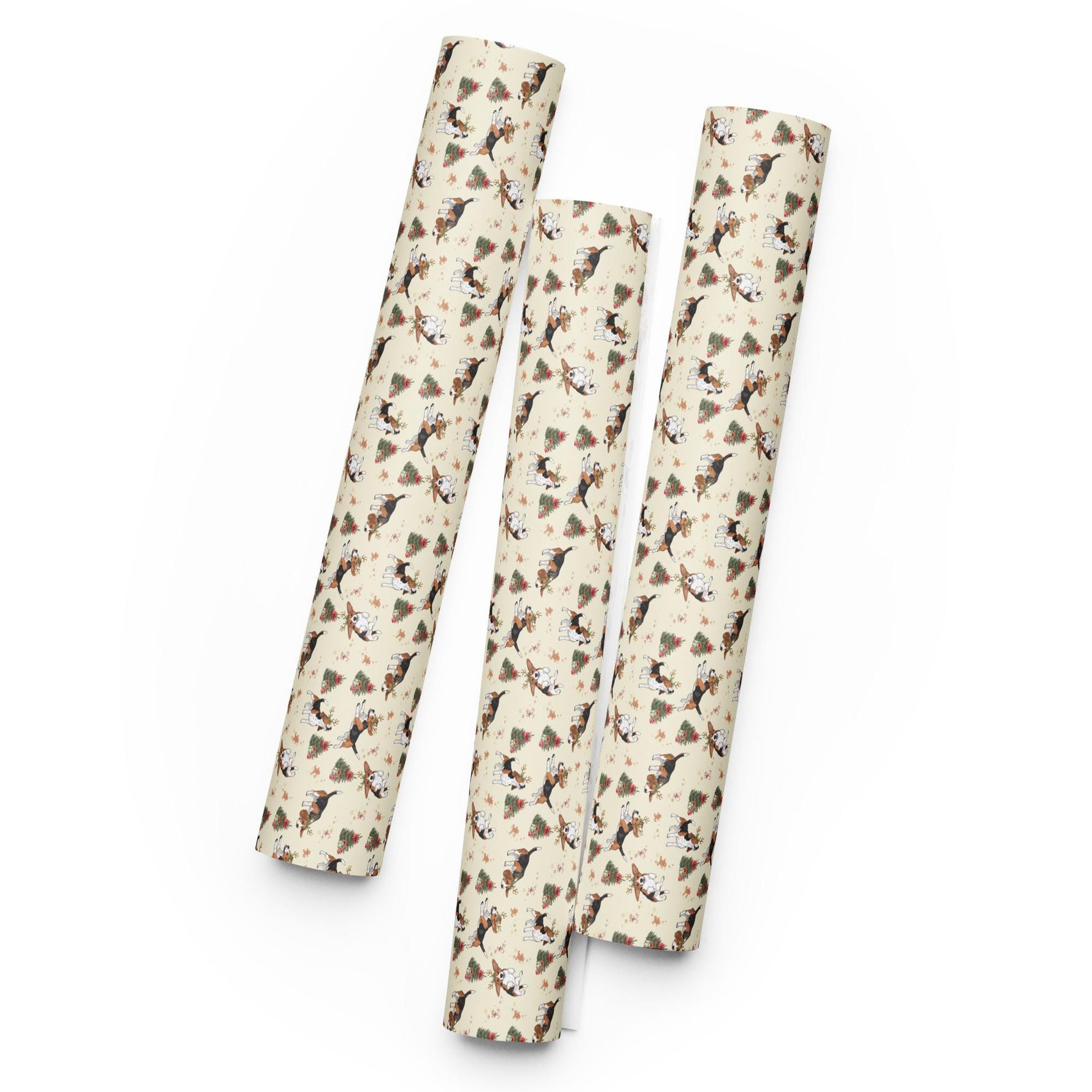 Christmas Beagle Wrapping Paper
