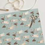 Yellow Labrador Christmas Wrapping Paper