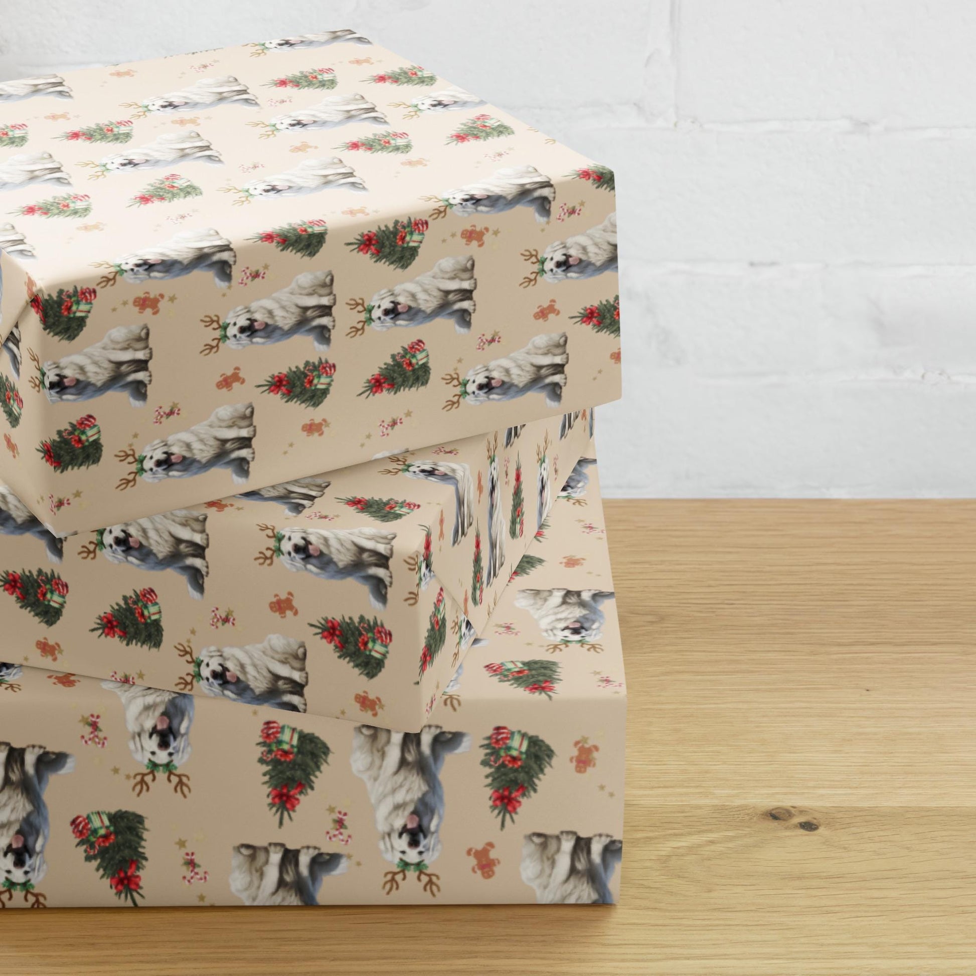 Great Pyrenees Christmas Wrapping Paper