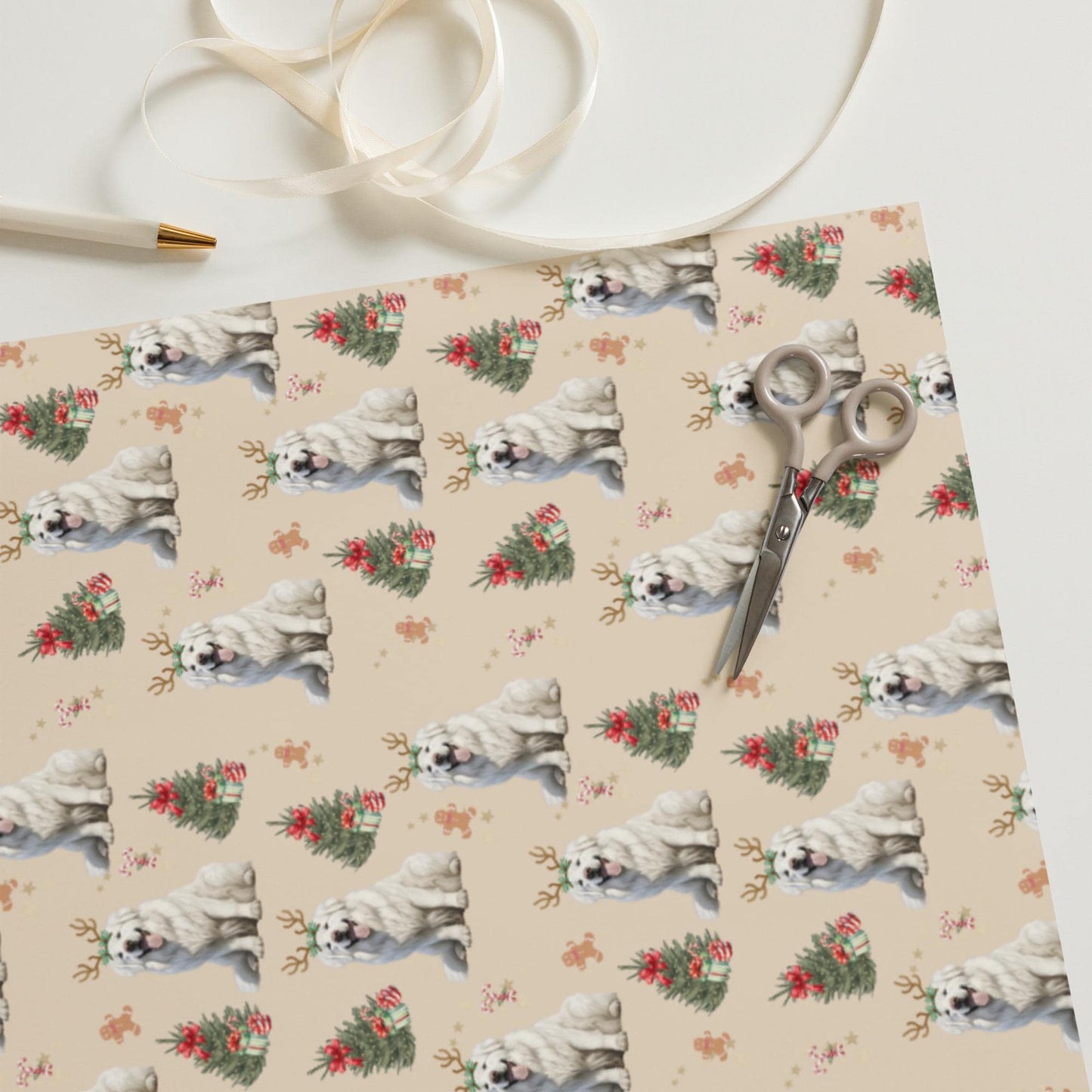 Great Pyrenees Christmas Wrapping Paper