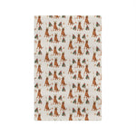 Red Fox Labrador Christmas Kitchen Towel