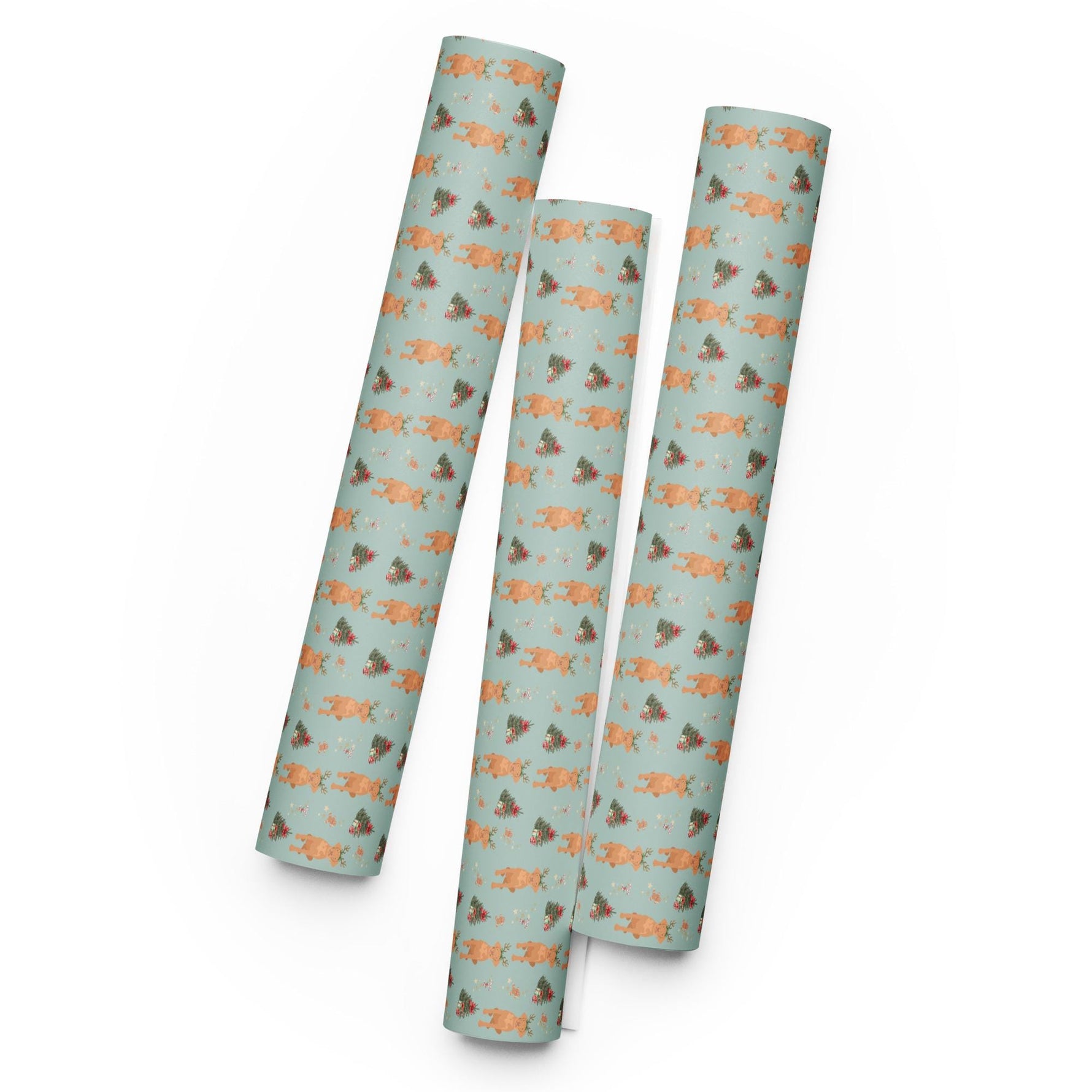 Christmas Vizsla Wrapping Paper:Set of 3 | Hungarian Viszla Gift