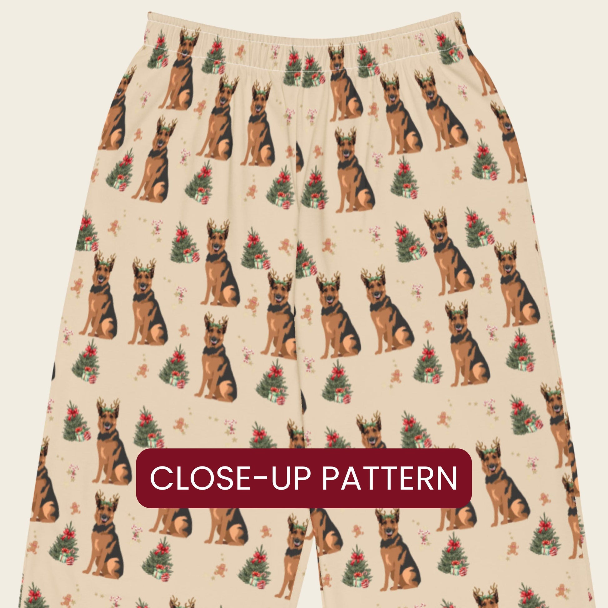 Christmas German Shepherd Pajama Pantsv