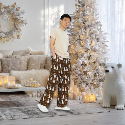 Christmas White German Shepherd Pajama Pants