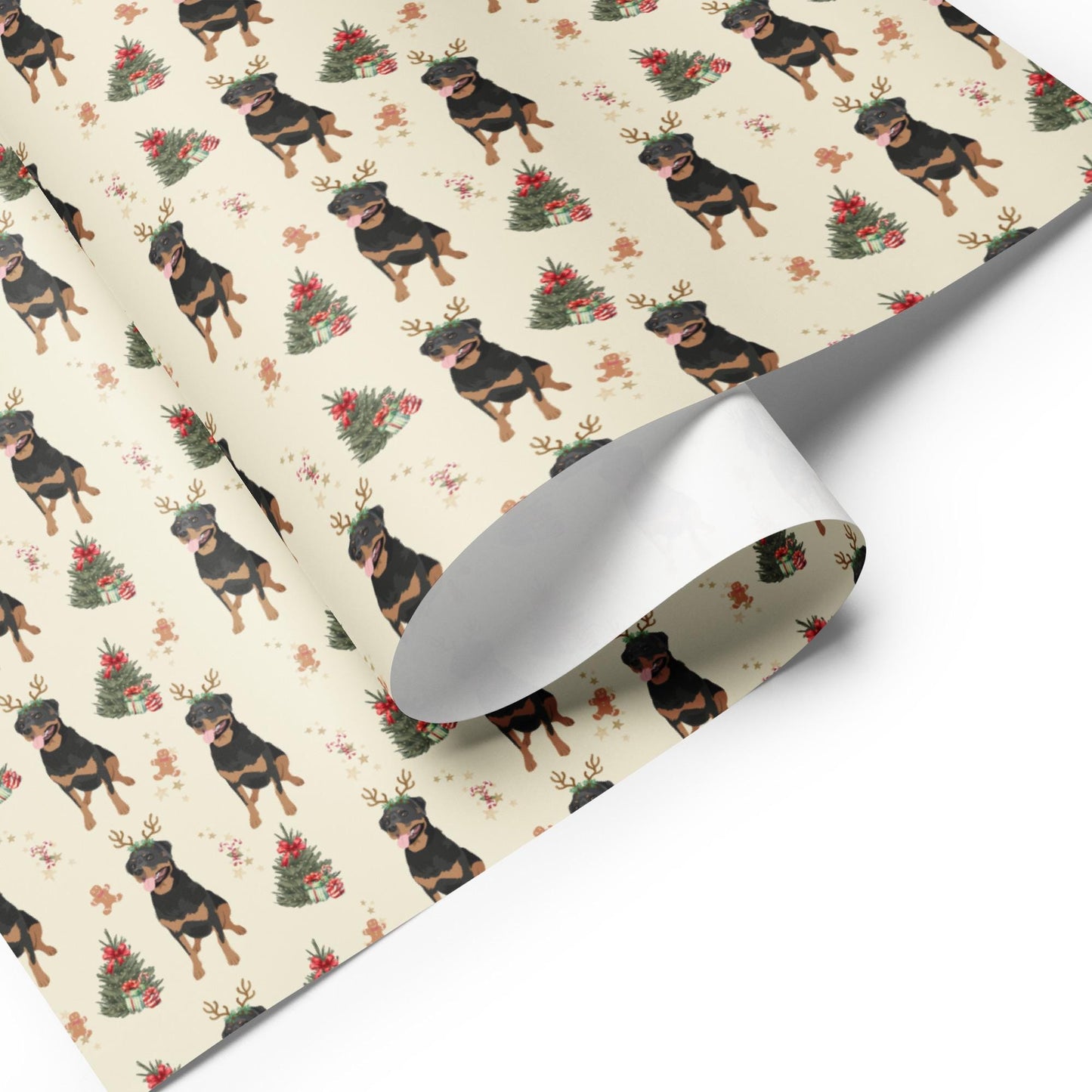 Rottweiler Christmas Wrapping Paper