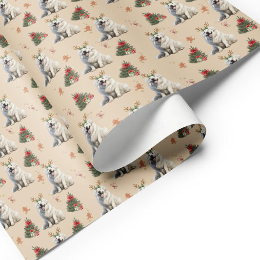 Great Pyrenees Christmas Wrapping Paper
