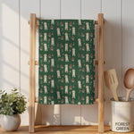 Cream Goldendoodle Christmas Kitchen Towel