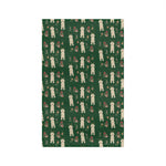 Cream Goldendoodle Christmas Kitchen Towel