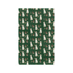 White Goldendoodle Christmas Kitchen Towel