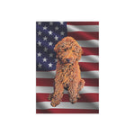 USA flag Goldendoodle Dog Garden flag | 4th of July | Dog Yard Flag