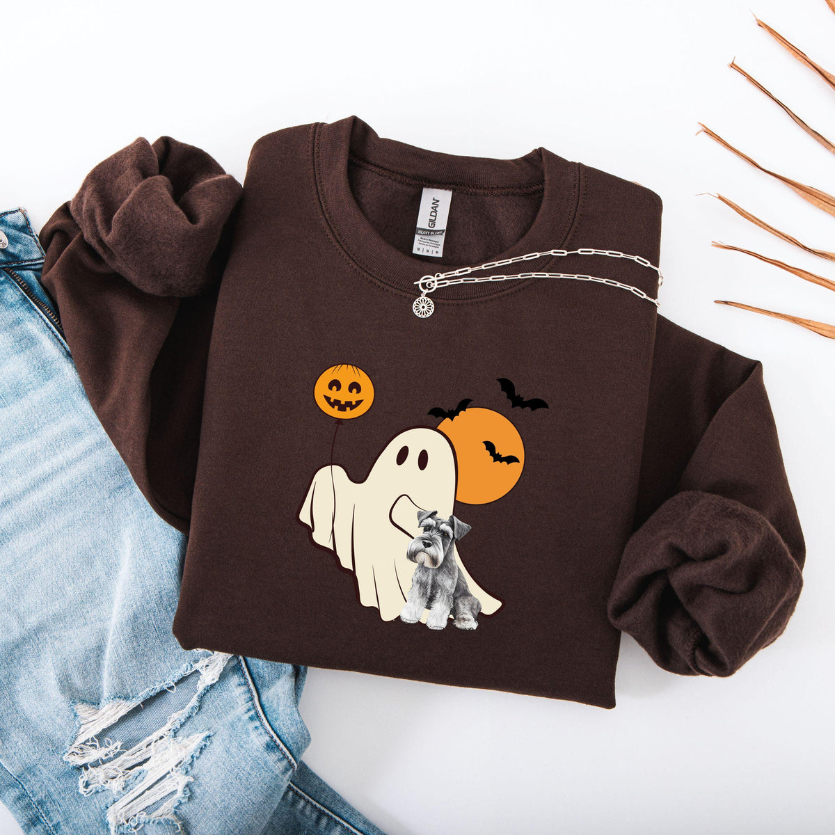 Miniature Schnauzer Halloween Sweatshirt | Mini Schnauzer Mom Shirt