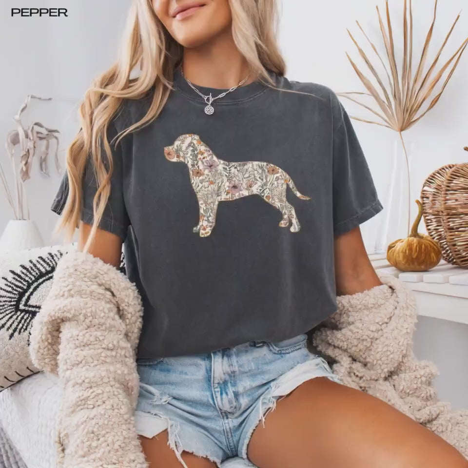 Wildflower Pitbull Shirt, pitbull gift, pitty mama sweatshirt, puppy mom sweater, gift for dog owner, pitbull breeder gift, pitbull grandma