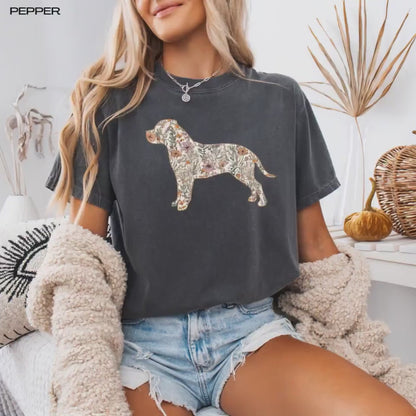 Wildflower Pitbull Shirt, pitbull gift, pitty mama sweatshirt, puppy mom sweater, gift for dog owner, pitbull breeder gift, pitbull grandma